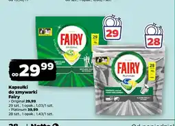 Netto Kapsułki do zmywarki Fairy Original oferta