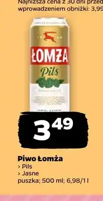 Netto Piwo Łomża Pils oferta