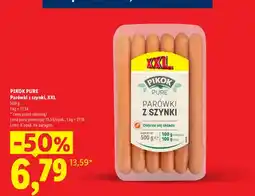 Lidl Parówki z szynki XXL Pikok Pure oferta