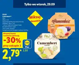 Lidl Camembert naturalny Pilos oferta