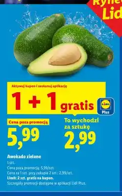 Lidl Awokado zielone oferta