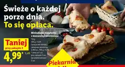 Lidl Minicalzone margherita z mozzarellą i pomidorami Piekarnia Lidla oferta