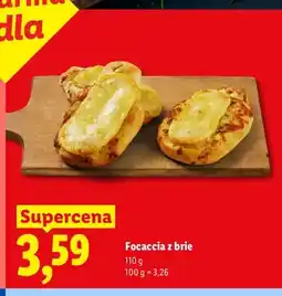 Lidl Focaccia z brie Piekarnia Lidla oferta