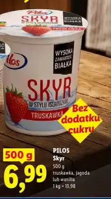 Lidl Skyr truskawka Pilos oferta