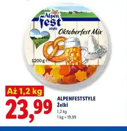 Lidl Żelki Alpenfest Style oferta