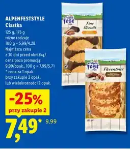 Lidl Ciastka Alpenfest Style oferta