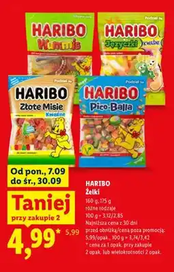 Lidl Żelki Haribo Wummis oferta