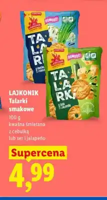 Lidl Talarki smakowe kwaśna śmietana z cebulką Lajkonik oferta