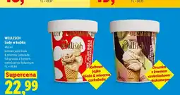 Lidl Lody w kubku kultowe jajko biała & mleczna czekolada Willisch oferta