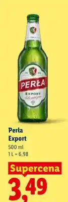 Lidl Piwo Perła Export oferta