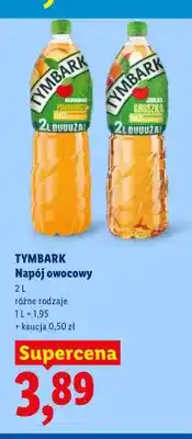 Lidl Napój owocowy jabłko pomarańcza Tymbark oferta