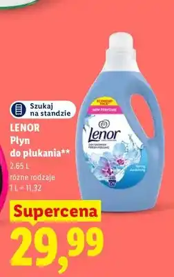 Lidl Płyn do płukania Lenor oferta