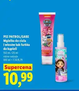 Lidl Mgiełka do ciała i włosów Gabi oferta