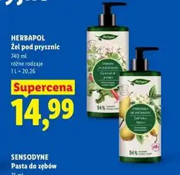 Lidl Żel pod prysznic Herbapol oferta