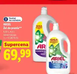 Lidl Żel do prania Ariel oferta
