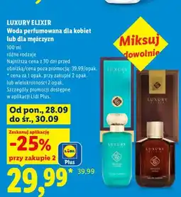 Lidl Woda perfumowana dla kobiet Luxury Elixir oferta