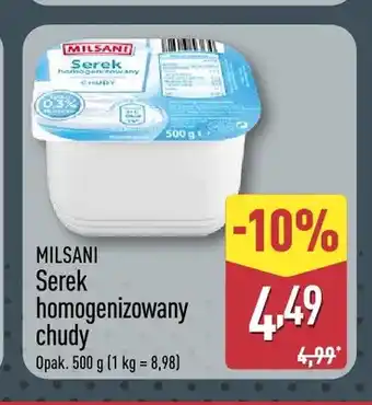 Serek homogenizowany chudy Milsani