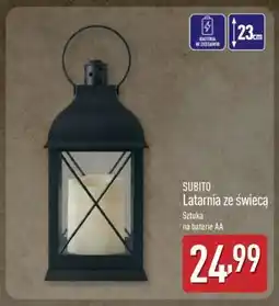 ALDI SUBITO Latarnia ze świecą oferta
