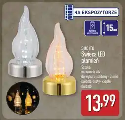 ALDI SUBITO Świeca LED płomień oferta