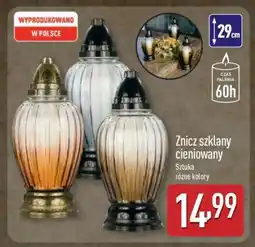 ALDI Znicz szklany cieniowany oferta
