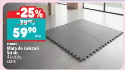 Biedronka Mata do ćwiczeń Scrab oferta