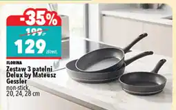 Biedronka Zestaw 3 patelni Delux by Mateusz Gessler oferta