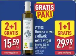ALDI LYTTOS Grecka oliwa z oliwek extra virgin oferta