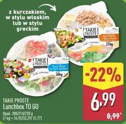 ALDI Takie Proste Lunchbox TO GO oferta