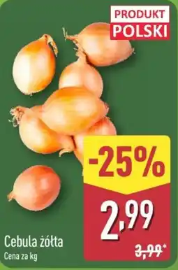 ALDI Cebula żółta oferta