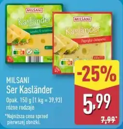 ALDI MILSANI Ser Kasländer oferta
