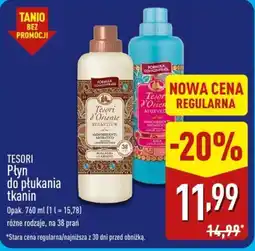 ALDI Tesori Płyn do płukania tkanin oferta
