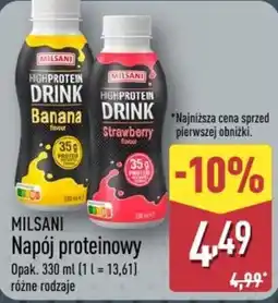 ALDI MILSANI Napój proteinowy oferta