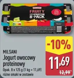 ALDI MILSANI Jogurt owocowy proteinowy oferta