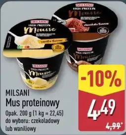 ALDI MILSANI Mus proteinowy oferta