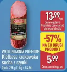 ALDI Wędliniarnia Premium Kietbasa krakowska sucha z szynki oferta