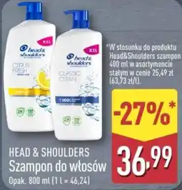 ALDI Head & Shoulders Szampon do włosów oferta