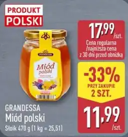 ALDI Miód polski Grandessa oferta