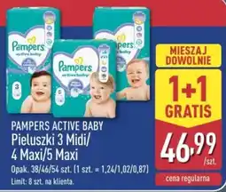 ALDI Pampers Active Baby Pieluszki oferta