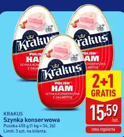 ALDI Krakus Szynka konserwowa oferta