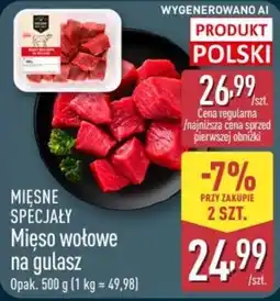ALDI Mięso wołowe na gulasz oferta