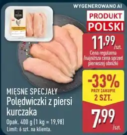 ALDI MIEŚNE SPECJAŁY Polędwiczki z piersi kurczaka oferta