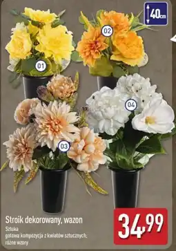 ALDI Stroik dekorowany, wazon oferta