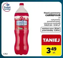 Globi Napój gazowany cytrynowy Carrefour oferta