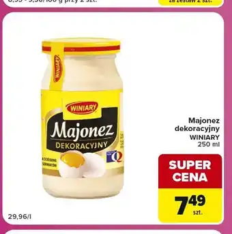 Majonez dekoracyjny Winiary