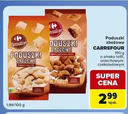 Carrefour Express Poduszki zbożowe Carrefour o smaku czekoladowym oferta
