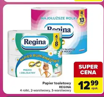 Papier toaletowy Regina 3-warstwowy 4-pak