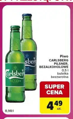 Carrefour Express Piwo bezalkoholowe Carlsberg oferta