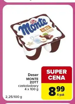 Carrefour Express Deser Monte Zott czekoladowy 4-pak oferta