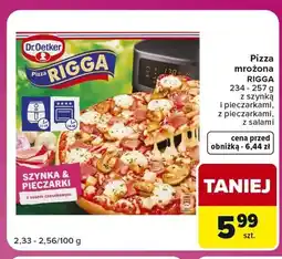 Carrefour Express Pizza mrożona Rigga z salami Dr. Oetker oferta