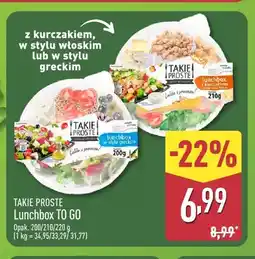 ALDI Lunchbox TO GO z kurczakiem Takie Proste oferta